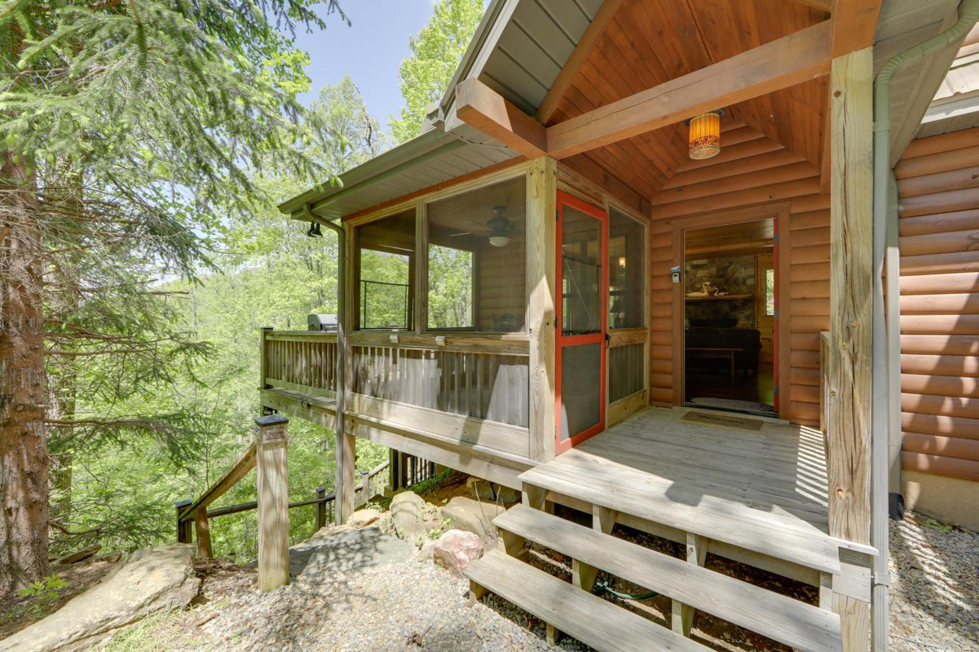 Bryson City Cabin With Hot Tub And Mountain Views! Zewnętrze zdjęcie