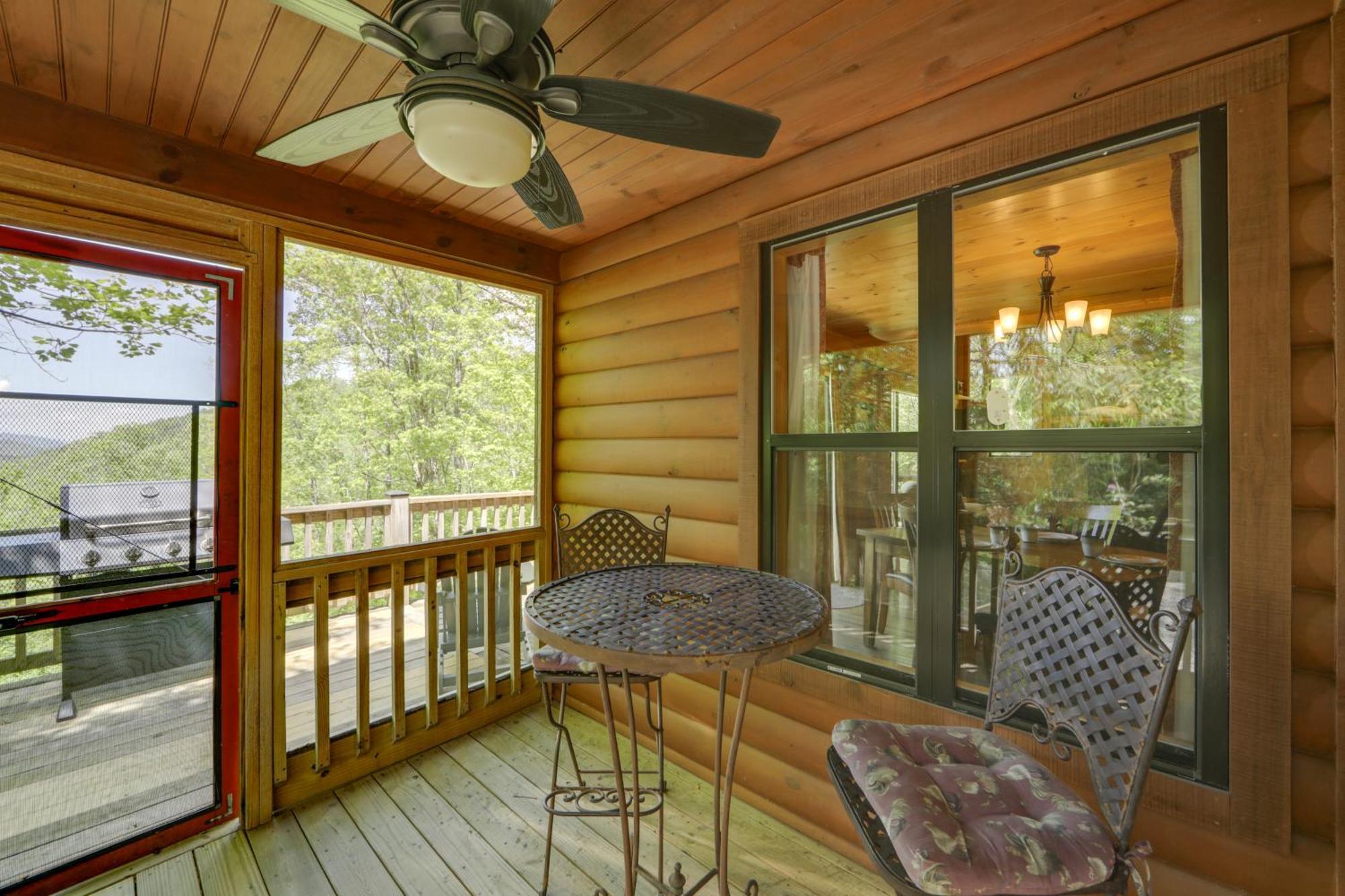 Bryson City Cabin With Hot Tub And Mountain Views! Zewnętrze zdjęcie